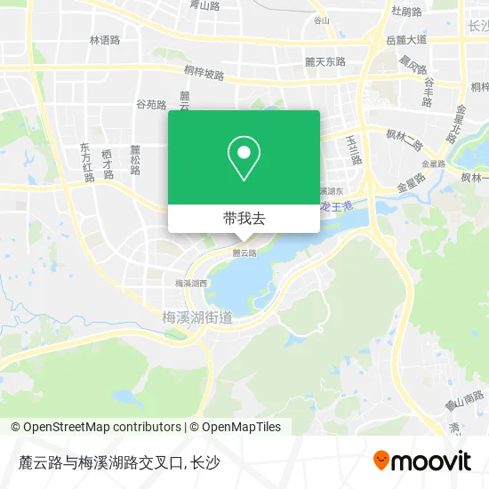 麓云路与梅溪湖路交叉口地图