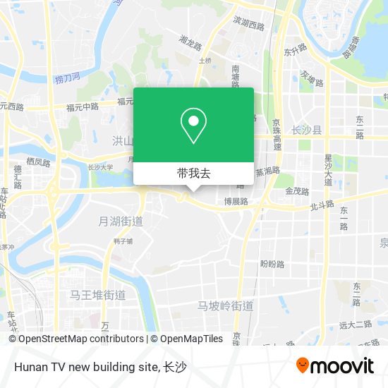 Hunan TV new building site地图