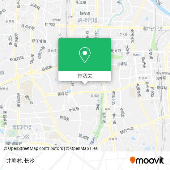井塘村地图