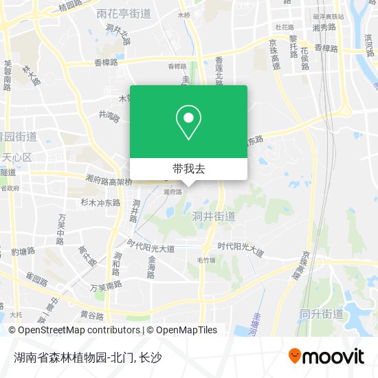 湖南省森林植物园-北门地图