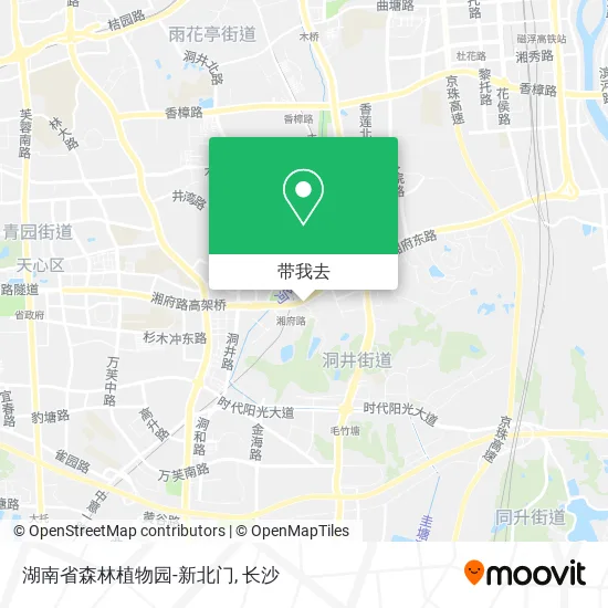 湖南省森林植物园-新北门地图