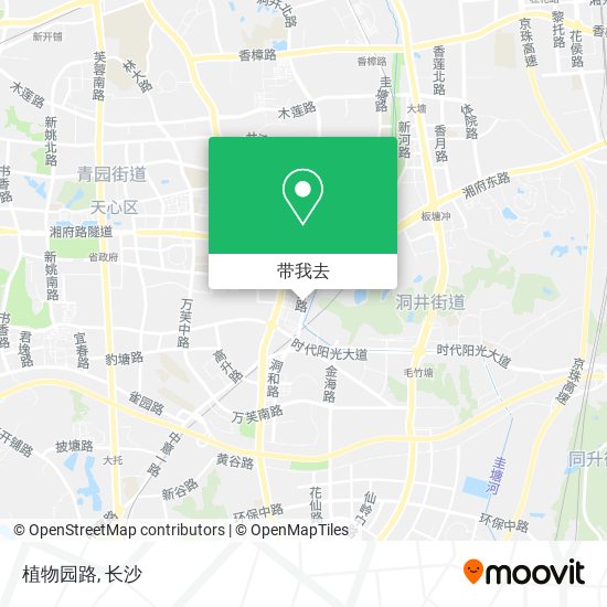 植物园路地图