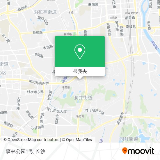 森林公园1号地图