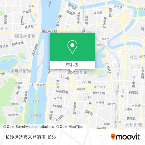 长沙运达喜来登酒店地图