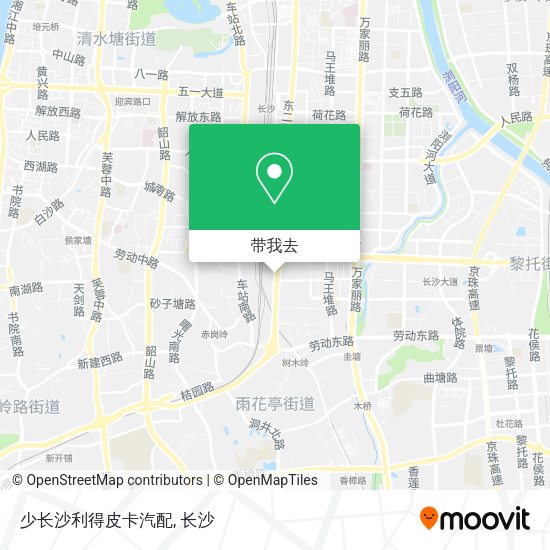 少长沙利得皮卡汽配地图