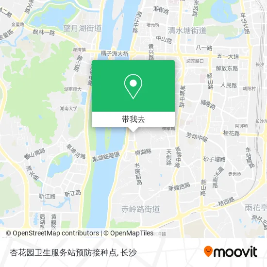 杏花园卫生服务站预防接种点地图