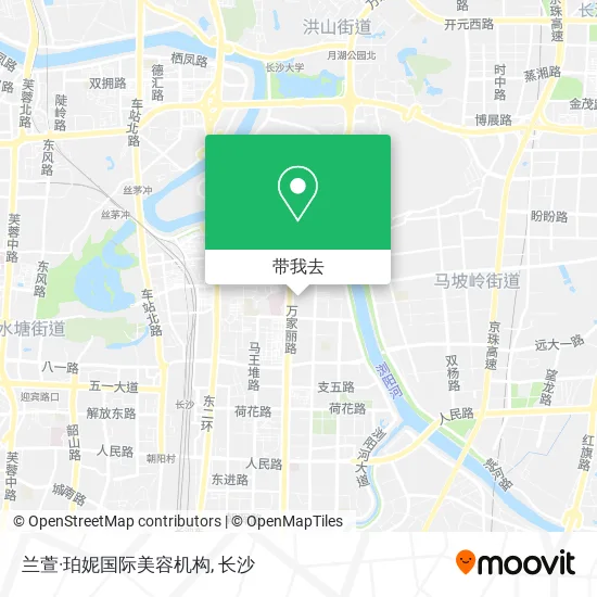兰萱·珀妮国际美容机构地图