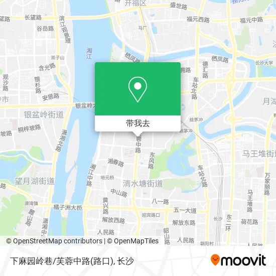 下麻园岭巷/芙蓉中路(路口)地图