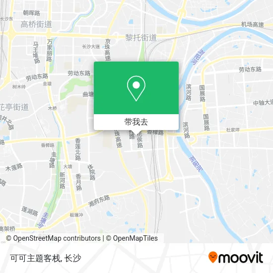 可可主题客栈地图