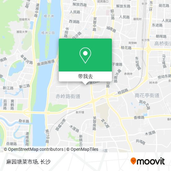 麻园塘菜市场地图