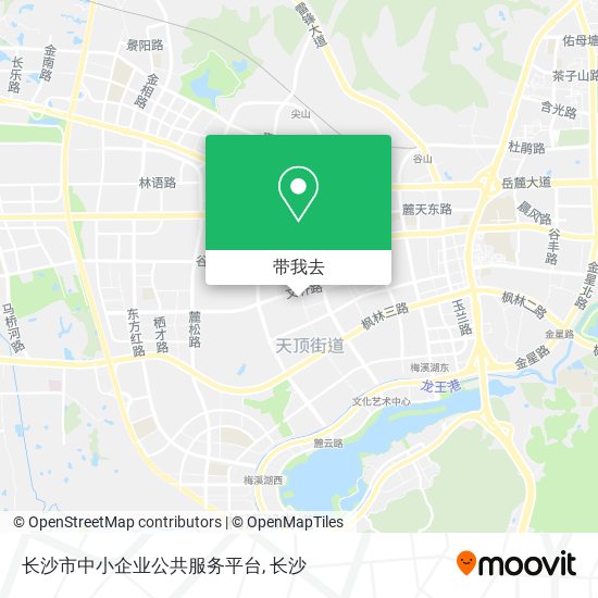 长沙市中小企业公共服务平台地图