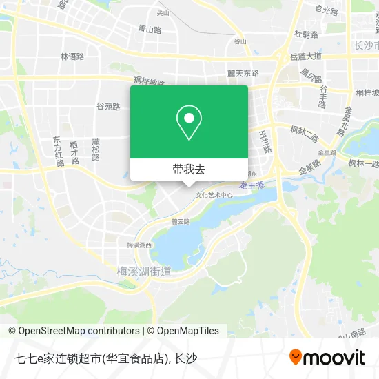 七七e家连锁超市(华宜食品店)地图