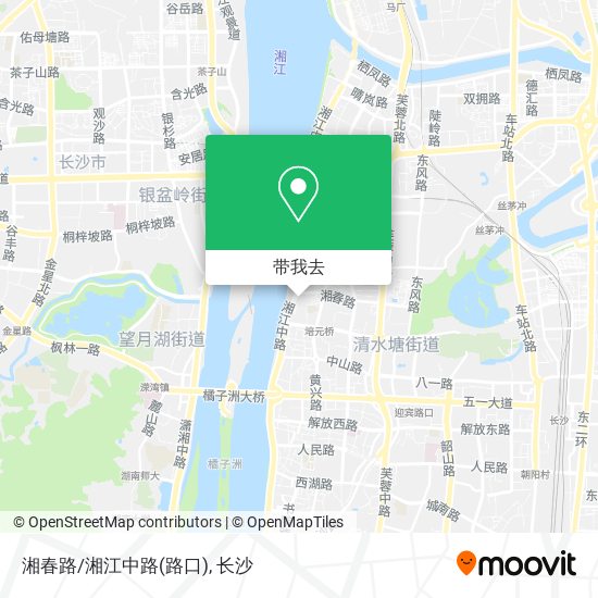 湘春路/湘江中路(路口)地图