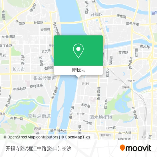开福寺路/湘江中路(路口)地图