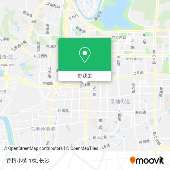 香槟小镇-1栋地图