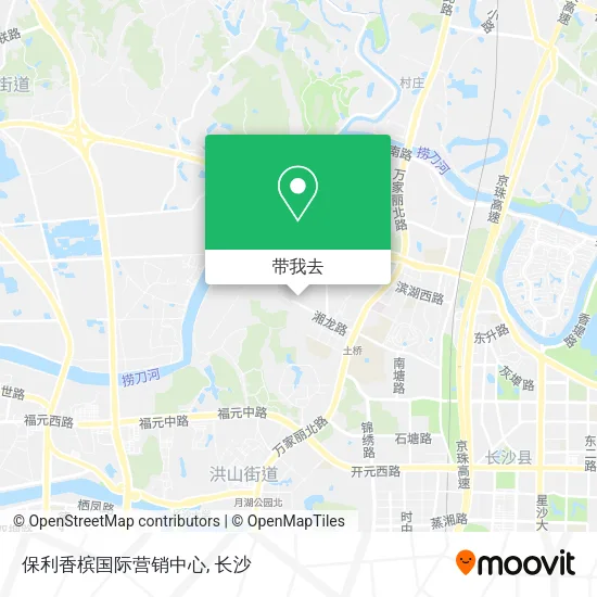 保利香槟国际营销中心地图