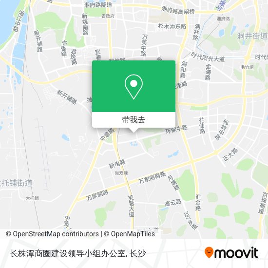 长株潭商圈建设领导小组办公室地图