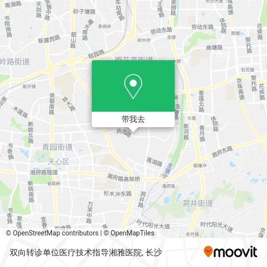 双向转诊单位医疗技术指导湘雅医院地图