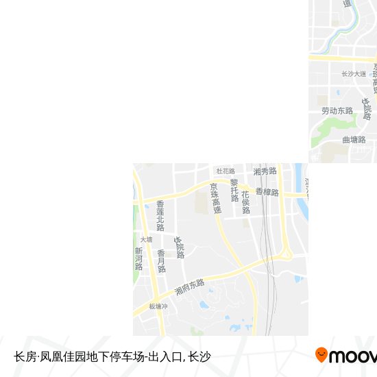 长房·凤凰佳园地下停车场-出入口地图