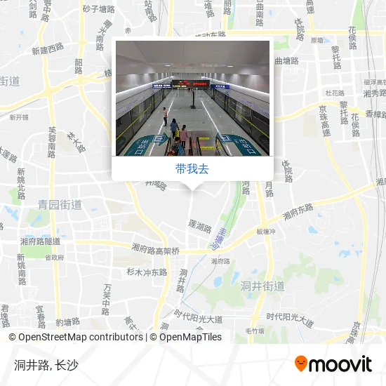 洞井路地图