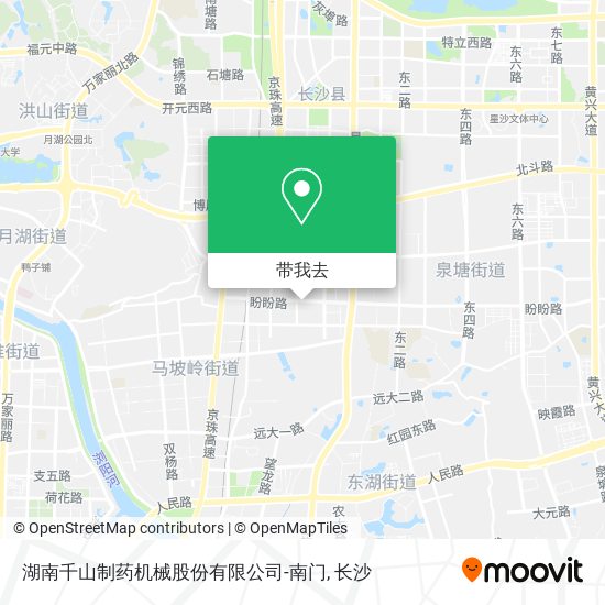 湖南千山制药机械股份有限公司-南门地图