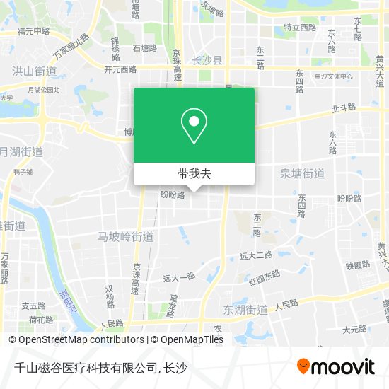 千山磁谷医疗科技有限公司地图