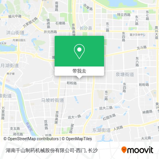 湖南千山制药机械股份有限公司-西门地图