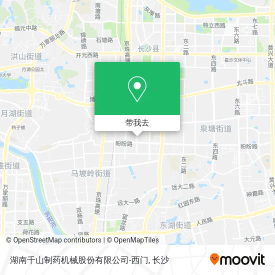湖南千山制药机械股份有限公司-西门地图