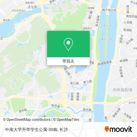 中南大学升华学生公寓-30栋地图