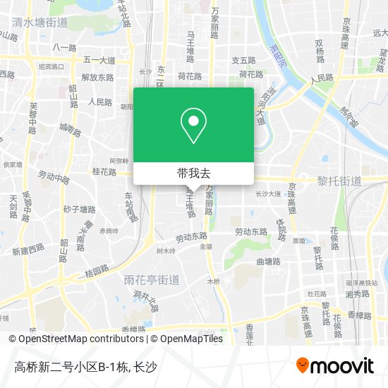 高桥新二号小区B-1栋地图