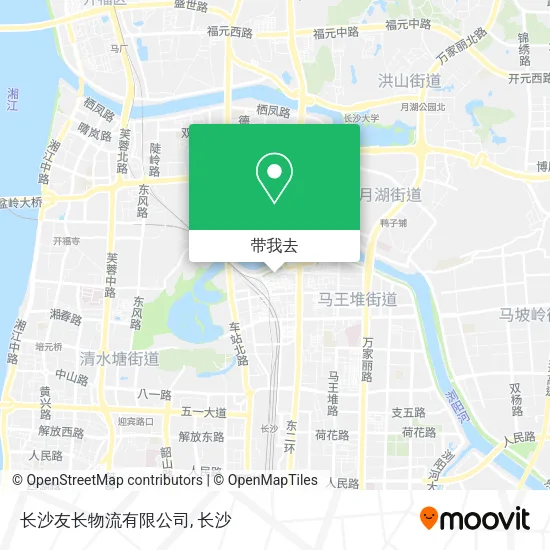 长沙友长物流有限公司地图