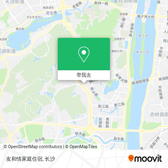 友和情家庭住宿地图