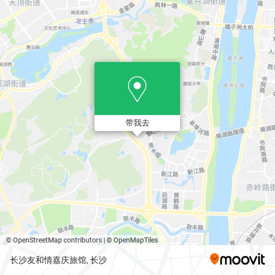 长沙友和情嘉庆旅馆地图