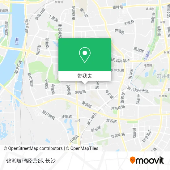 锦湘玻璃经营部地图