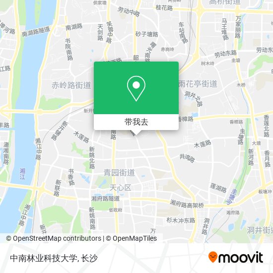 中南林业科技大学地图
