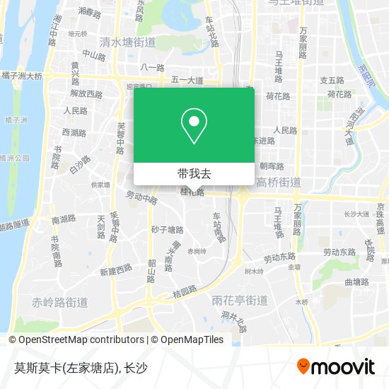 莫斯莫卡(左家塘店)地图