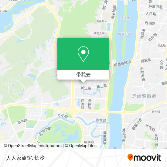人人家旅馆地图