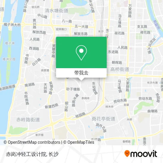 赤岗冲轻工设计院地图