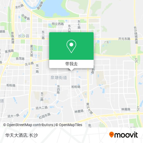 华天大酒店地图