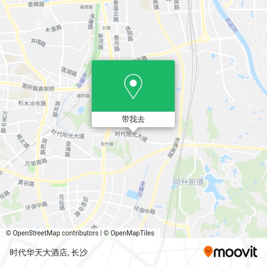 时代华天大酒店地图