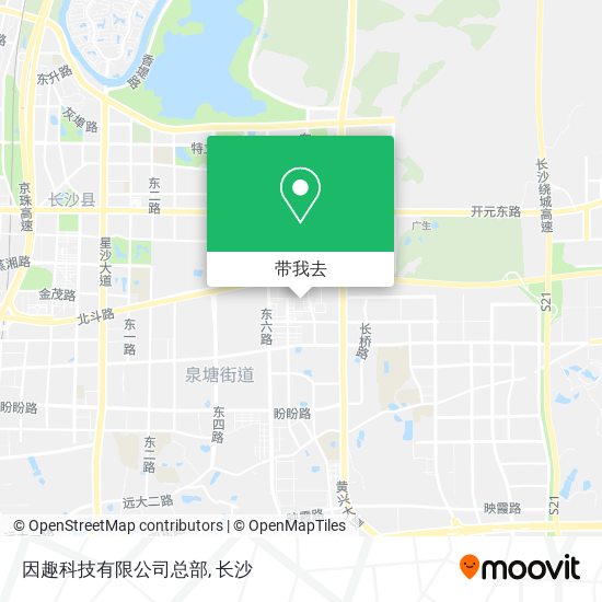 因趣科技有限公司总部地图