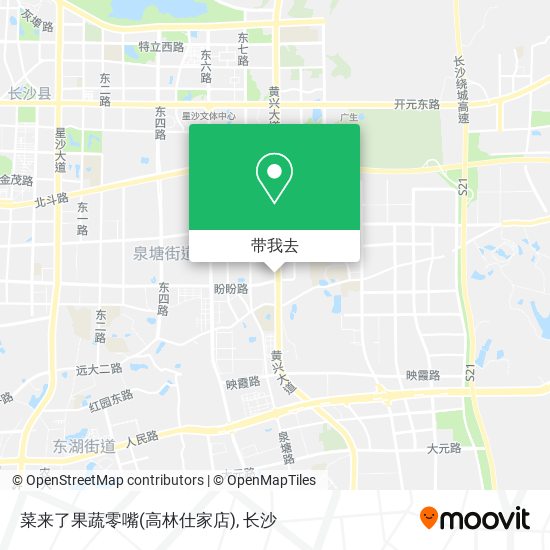 菜来了果蔬零嘴(高林仕家店)地图