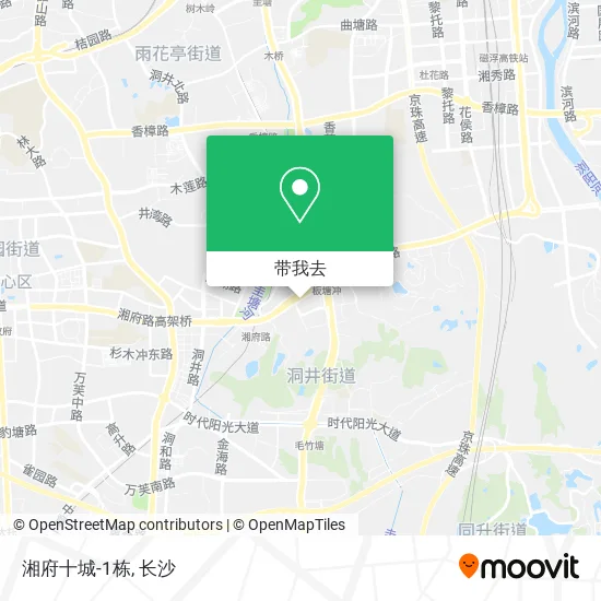 湘府十城-1栋地图
