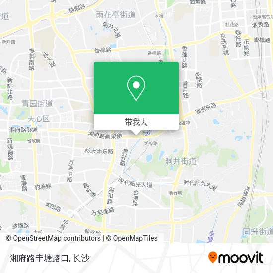 湘府路圭塘路口地图