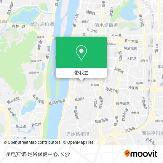 星电宾馆-足浴保健中心地图