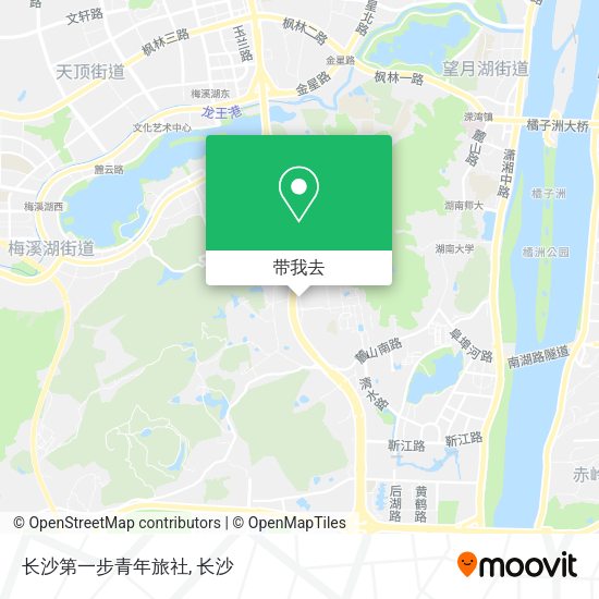 长沙第一步青年旅社地图