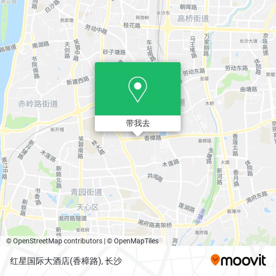 红星国际大酒店(香樟路)地图