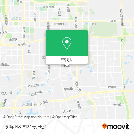 泉塘小区-E131号地图