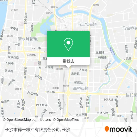 长沙市德一粮油有限责任公司地图