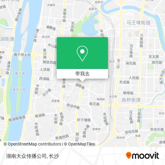 湖南大众传播公司地图